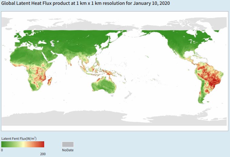 Global 1-km latent heat flux data product in 2020, 2021, and 2024(GL_LE ...